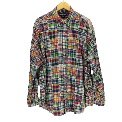 ラルフローレン RALPH LAUREN TILDEN パッチワークシャツ メンズ JPN:XL