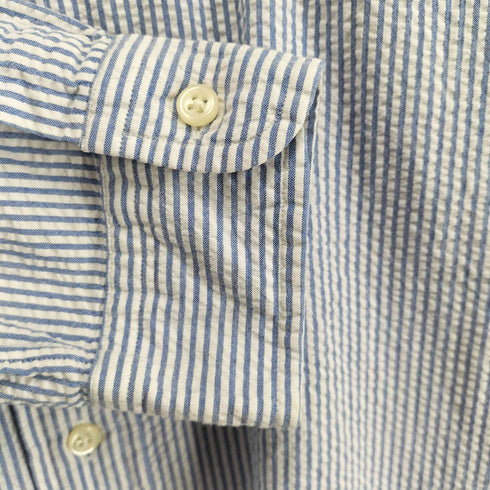 ラルフローレン RALPH LAUREN CUSTOM FIT シアサッカーストライプシャツ メンズ JPN:L