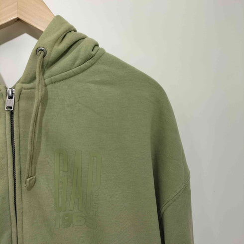 ギャップ Gap フロントプリントロゴ ジップアップフーディ メンズ import:L