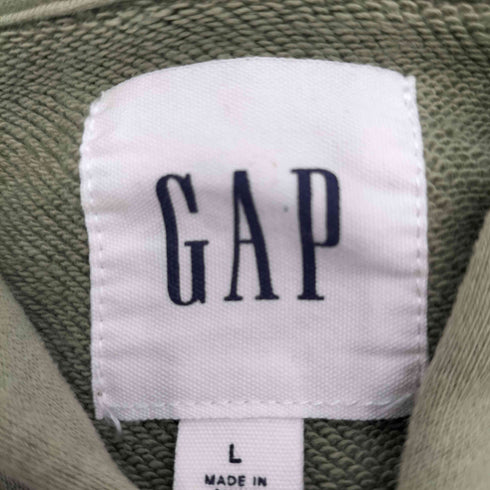 ギャップ Gap フロントプリントロゴ ジップアップフーディ メンズ import:L