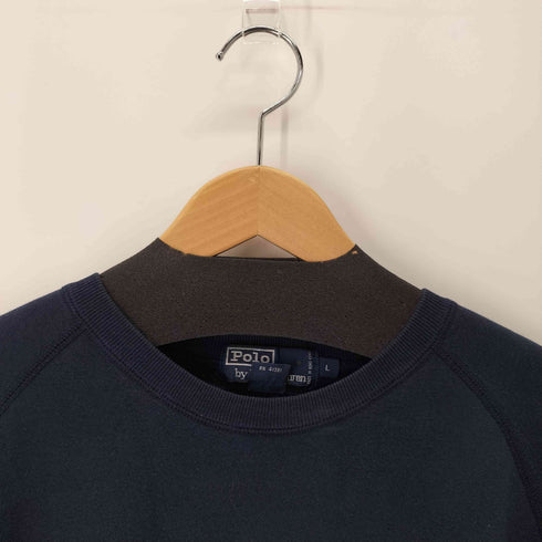 ポロバイラルフローレン Polo by RALPH LAUREN スモールポニー刺繍 クルーネック スウェット メンズ L