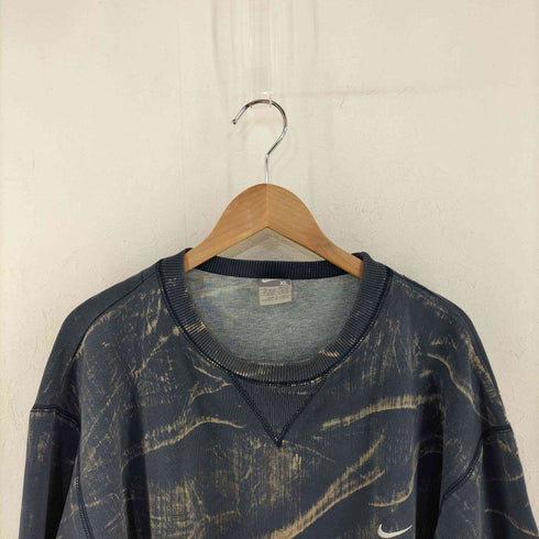 ナイキ NIKE スウォッシュ ブリーチ加工 クルーネックスウェット メンズ import:XL