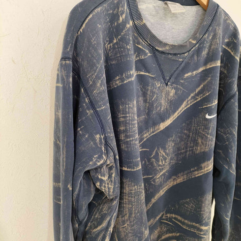 ナイキ NIKE スウォッシュ ブリーチ加工 クルーネックスウェット メンズ import:XL