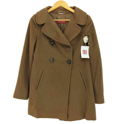 マックスマーラステュディオ MAX MARA STUDIO ミックスウール ピーコート レディース EUR:40