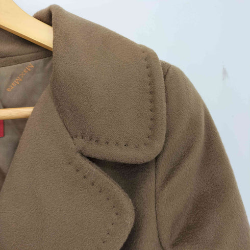 マックスマーラステュディオ MAX MARA STUDIO ミックスウール ピーコート レディース EUR:40