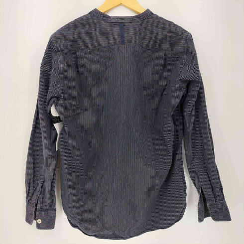 エムエイチエル MHL. バンドカラー マルチストライプ L/S シャツ レディース JPN:M