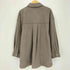ザラ ZARA フェイクスエード ワイド L/S オーバーサイズシャツ レディース import:L