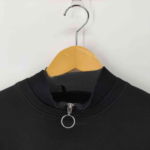 BACKSTAGE PASS RIB LOGO-MOCK NECK リブロゴ モックネック ビッグシルエット トレーナー メンズ 3-4