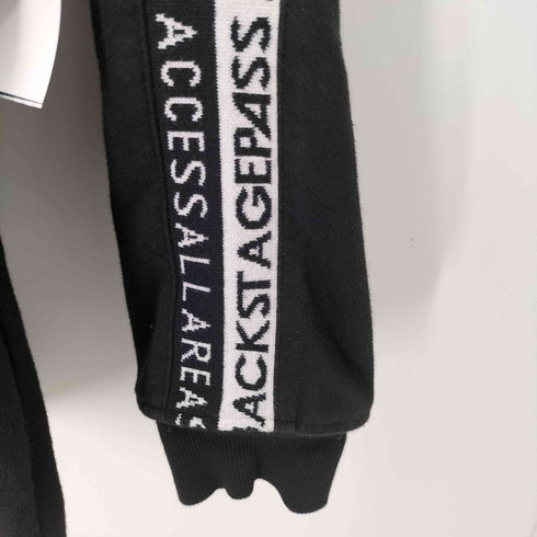 BACKSTAGE PASS RIB LOGO-MOCK NECK リブロゴ モックネック ビッグシルエット トレーナー メンズ 3-4