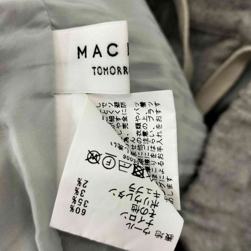 マカフィー MACPHEE エコテックウールストレッチ イージーストレートパンツ レディース JPN:34