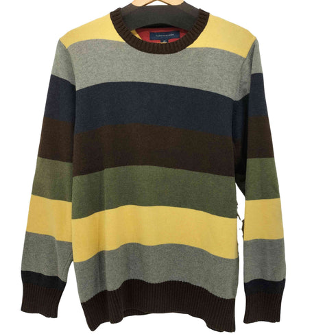 トミーヒルフィガー TOMMY HILFIGER マルチカラー ボーダーニット メンズ S/P