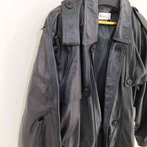 アレグリ allegri レザー トレンチコート メンズ import:XL
