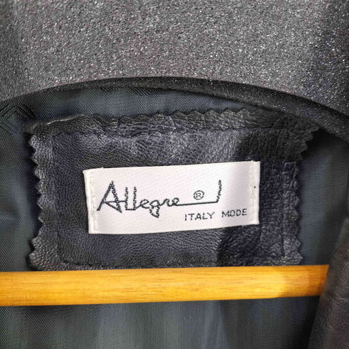 アレグリ allegri レザー トレンチコート メンズ import:XL