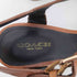 コーチ COACH ゴールドチェーン レザーサンダル レディース EUR:36