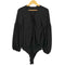 ザラ ZARA Black Bodysuit ブラック ボディスーツ レディース import:M