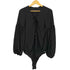 ザラ ZARA Black Bodysuit ブラック ボディスーツ レディース import:M
