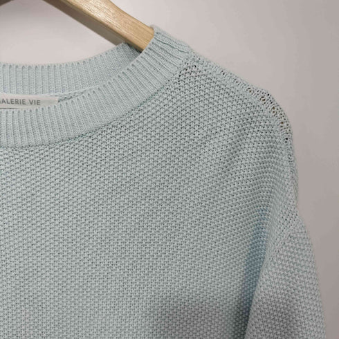 ギャルリーヴィー GALERIE VIE 22SS コットンカノコ ビルドネックプルオーバー レディース JPN:S
