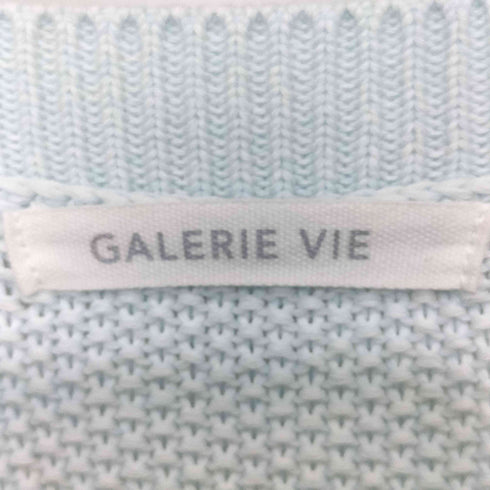 ギャルリーヴィー GALERIE VIE 22SS コットンカノコ ビルドネックプルオーバー レディース JPN:S