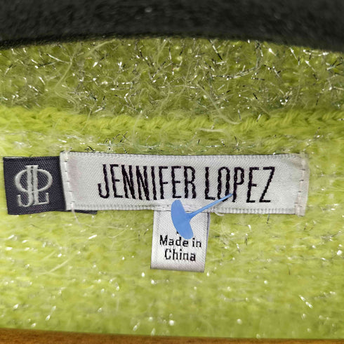 jennifer lopez シャイニングシャギーニット 光沢 レディース JPN:M