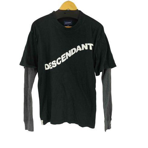 ディセンダント DESCENDANT フロントプリントレイヤード L/S Tシャツ メンズ JPN:2