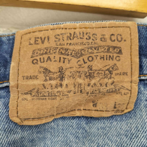 リーバイス Levis ボタン裏513 オレンジタブ ペイントダメージ加工 デニムパンツ メンズ