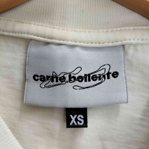 カルネボレンテ Carne Bollente ワッペン 刺繍 クルーネックTシャツ レディース import:XS
