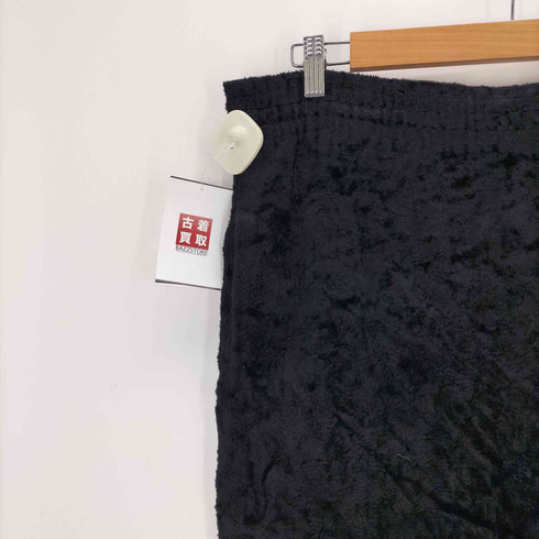 トリココムデギャルソン tricot COMME des GARCONS ベロアイージースカート レディース