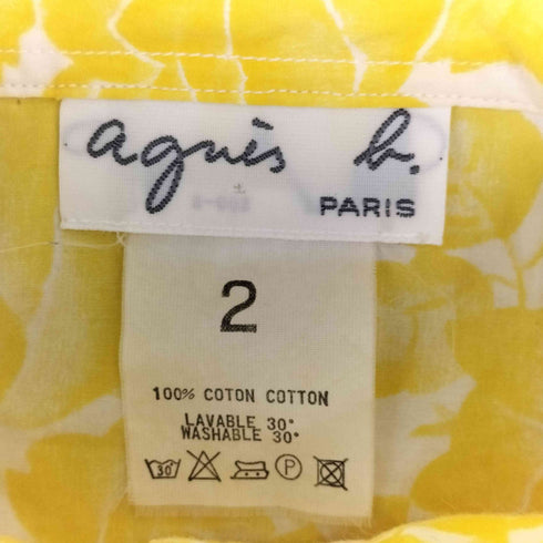 アニエスベー agnes b. フラワープリントシャツ レディース 2