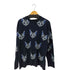 ノーアイディーブラック NO ID.BLACK NO ID.BLACK クルーネック ニット プルオーバー メンズ ONE SIZE