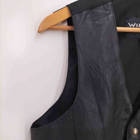 ウィルソン Wilsons Leather レザーベスト メンズ L