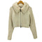 ザラ ZARA フェイクファーカラー ジップアップセーター レディース L