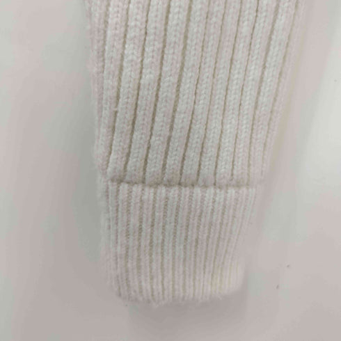 ザラ ZARA フェイクファーカラー ジップアップセーター レディース L