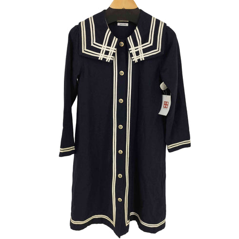 ビームスボーイ BEAMS BOY MADE IN JAPAN メルトンウール セーラーワンピース レディース
