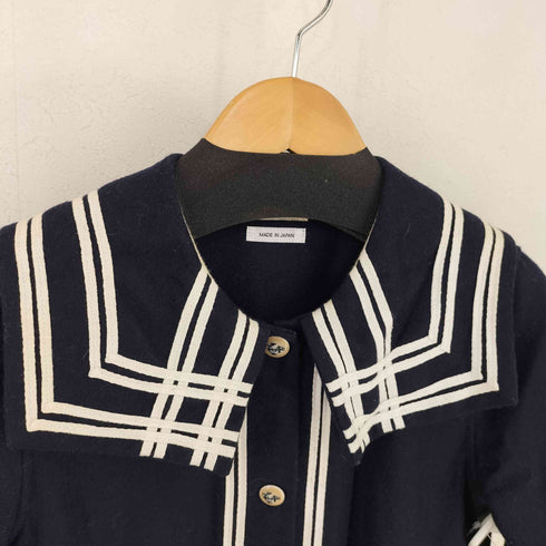 ビームスボーイ BEAMS BOY MADE IN JAPAN メルトンウール セーラーワンピース レディース