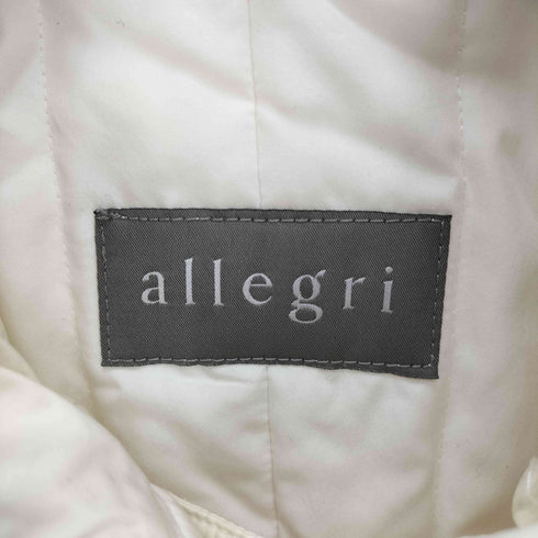 アレグリ allegri 90S イタリア製 マルジェラ期 パデッド ポケットジップ ジップアップ ジャケット レディース EUR:40