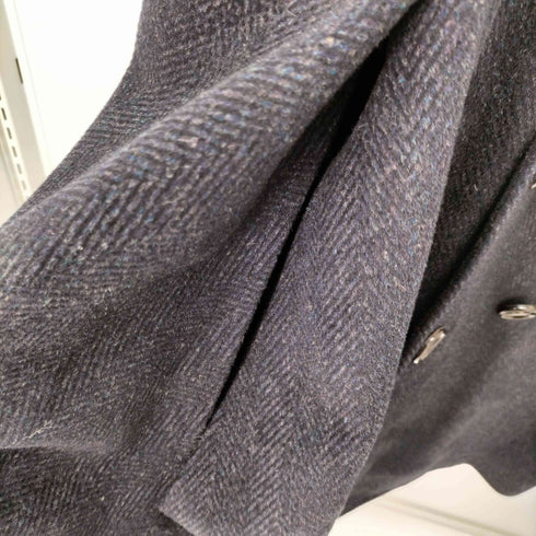 ジュンヤワタナベコムデギャルソン JUNYA WATANABE COMME des GARCONS 20AW ヘリンボーンウールピーコート ケープコート メンズ JPN:S