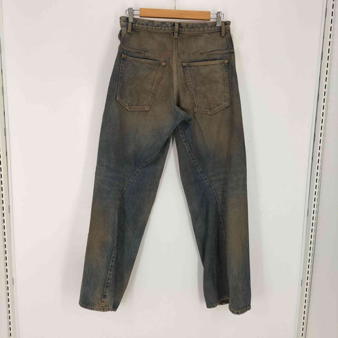 ネヴァーフォーゲット NVRFRGT 3D TWISTED WIDE LEG JEANS メンズ JPN:2