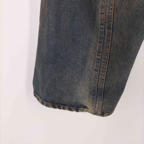 ネヴァーフォーゲット NVRFRGT 3D TWISTED WIDE LEG JEANS メンズ JPN:2