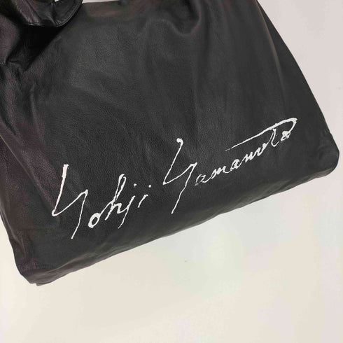 ディスコードヨウジヤマモト discord Yohji Yamamoto INFINITE Signature インフィニット シグネチャー レザー トートバッグ メンズ