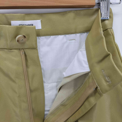 スタイルミキサー STYLEMIXER フェイクレザータックパンツ レディース JPN:XS