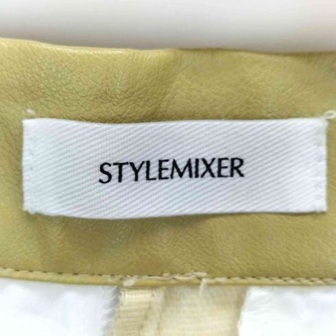 スタイルミキサー STYLEMIXER フェイクレザータックパンツ レディース JPN:XS