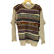 ユナイテッドアローズブルーレーベル UNITED ARROWS BLUE LABEL フェアアイル柄ニット メンズ JPN:L