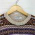 ユナイテッドアローズブルーレーベル UNITED ARROWS BLUE LABEL フェアアイル柄ニット メンズ JPN:L