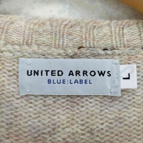 ユナイテッドアローズブルーレーベル UNITED ARROWS BLUE LABEL フェアアイル柄ニット メンズ JPN:L