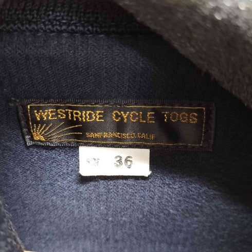ウエストライド WESTRIDE CYCLE TOGS 背面刺繍 コーデュロイジャケット ワッペン メンズ US:36