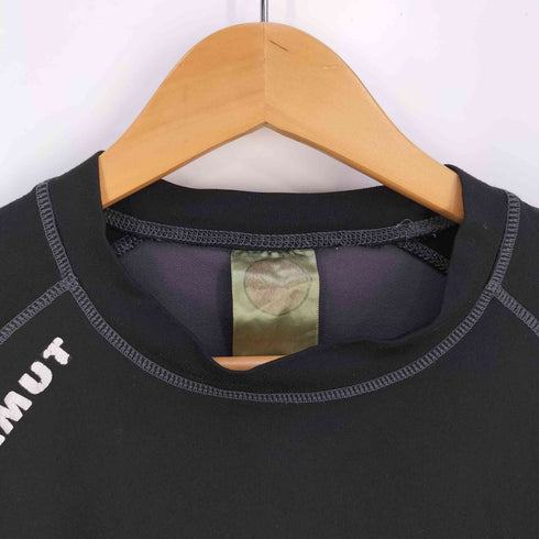 マムート MAMMUT ロゴプリント ウールポリブレンド ラミー ロングスリーブTシャツ メンズ import:M