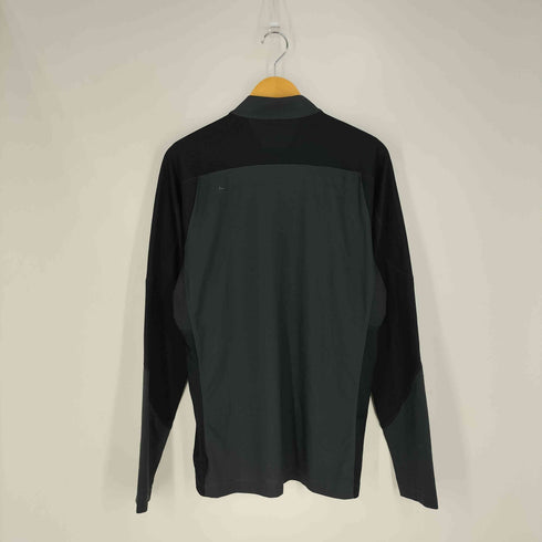 モンチュラ MONTURA ロゴプリント ハーフジップ ハイネック ロングスリーブTシャツ メンズ import:L