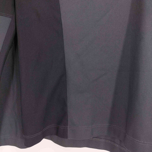 モンチュラ MONTURA ロゴプリント ハーフジップ ハイネック ロングスリーブTシャツ メンズ import:L