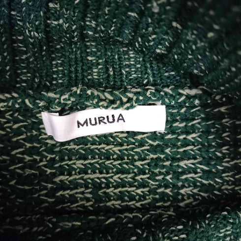 ムルーア MURUA BIGタートルニットプルオーバー レディース FREE