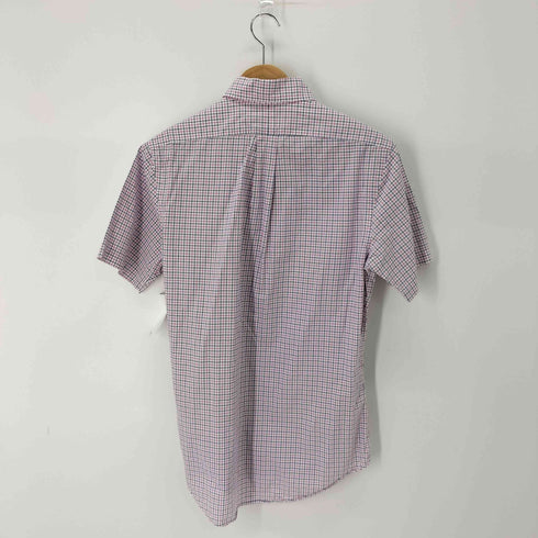 ラルフローレン RALPH LAUREN CUSTOM FIT スモールポニー刺繍 チェック BD S/S シャツ メンズ JPN:S